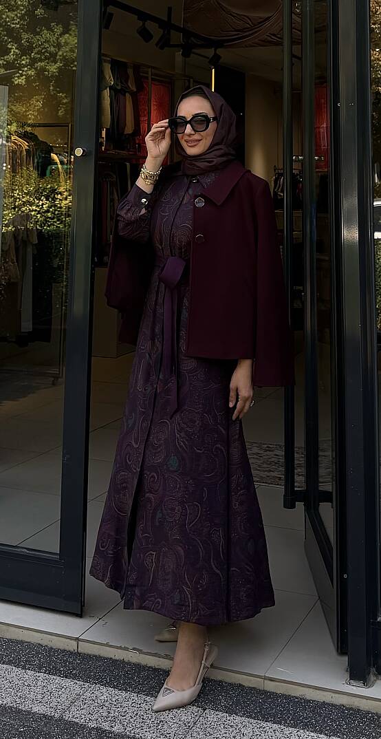 BURGUNDY CEKET - 2