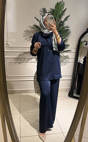 LACİVERT PANTOLONLU TAKIM - 3