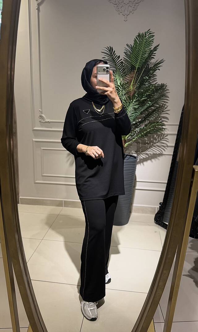 OYSHO TAŞ DETAYLI TAKIM - 4